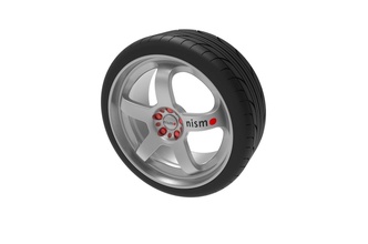 nismo wheel rim tyre automotive construction machine design sport vehicle racing mechanical tire car auto hobby diy 3d print model - Mito3D