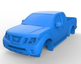 nissan frontier 2014 stl file pickup print hobby diy automotive 3d print model - Mito3D