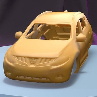 nissan Murano 2009 imprimible coche vehiculo cuerpo espacio scalextric Tamiya rc miniz controlar tractor ninco kyosho scx axial juegos juguetes juego accesorios 3d print model - Mito3D