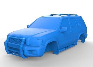 Nissan éclaireur stl fichier impression SUV loisir DIY automobile 3d print model - Mito3D