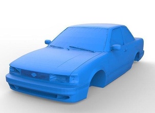 nissan sentra coupe stl file print hobby diy automotive 3d print model - Mito3D