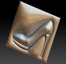no 21 women high heels shoes stl model cnc router engraver artcam decor aspire cut3d printer basorelief sculpting sexy leg girl fashion 3d print model - Mito3D