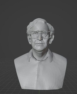 noam chomsky naom naomchomsky linguist philosopher activist scientist politicalactivisit art sculptures 3d print model - Mito3D