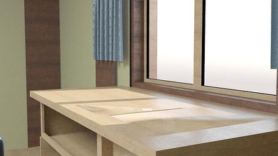 nobita room corona interior poly rendering doraemon house 3d print model - Mito3D