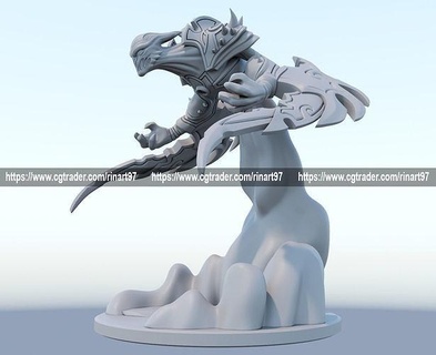 nocturne 3d impression modèle ligue légendes League of Legends Jeux lol jouets 3d print model - Mito3D