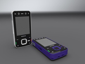 nokia n series n81 3d model inventor 2010 cellphone gaming autodesk hobby diy electronics 3d print model - Mito3D