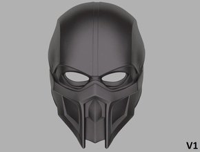 novato saibot máscara cara mortal kombat 11 cosplay accesorios disfraz airsoft combatiente ninja cero cabeza proteccion personaje kombat noob saibot respirador pasatiempo bricolaje diy 3d print model - Mito3D