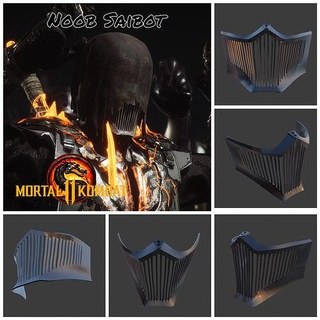 Anfänger Saibot Maske sterblich kombat 11 Kilgore Helm Cosplay mk11 mkx mk9 Mortal Kombat Skorpion Null sub Noobsaibot Ermac Rauch Mode 3d print model - Mito3D