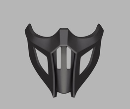 novizio saibot maschera viso mortale kombat 9 11 cosplay oggetti scena costume mk11 airsoft combattente ninja sciare fi zero testa protezione carattere combattimento respiratore passatempo fai 3d print model - Mito3D