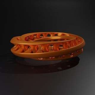 normal golden Ring Basic Show Beste frei Neu Licht Objekt billig 2022 Kunst Skulpturen 3d print model - Mito3D