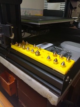 nozzle store holder creality ender 3 ender3 printer industry tool hobby diy 3d print model - Mito3D