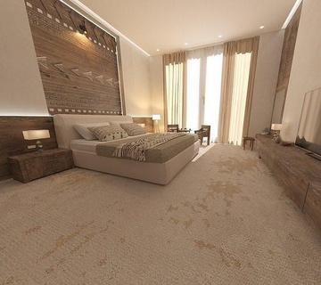 nubian otel oda varlıklar sandalye yatak afiş tablolar kilim döşeme ev mobilya 3d print model - Mito3D
