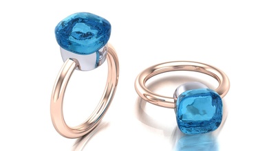 nudo klein ring gold schmuck druckbar juwel engagement mode engagem cad stein schönheit silber brillant ringe 3d print model - Mito3D