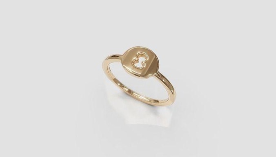 number eight symbolized minimal ring money power leadership 8 balance harmony stability eternity reneval rebirth gold art design story jewelry rings 3d print model - Mito3D