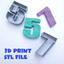 fatiador biscoito alfabeto mudo mofo playdoh fonte carta ferramenta passatempo faça mão ferramentas 3d print model - Mito3D