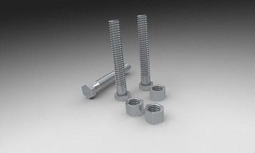 nuts bolts fasteners anchors nut bolt thread solidworks science engineering 3d print model - Mito3D