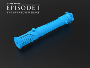 obi-wan kenobi tpm lightsaber obi wan star wars jedi episode 1 phantom menace games toys 3d print model - Mito3D