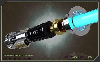 obi bitik Kenobi dizi ışın kılıcı standart versiyon star savaşlar koleksiyon kılıç lazer Jedi Obi Wan Kostüm oyunu kostüm Sanat taramalar kopyalar 3d print model - Mito3D