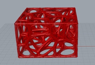 objet voronoi tuyau math mathématique art géométrique forme abstrait stl conception italien 3d imprimable impression prusa ender plastique science 3d print model - Mito3D