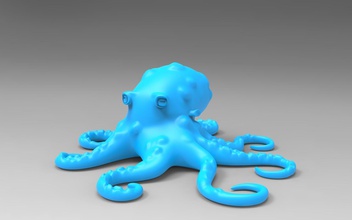 octopus toy plastic isolated connection conceptual child fun creativity business figure lego squid white background idea tentacle statue sea water games toys 3d print model - Mito3D