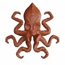 octopus - shower holder 3d printing model squid showerhead bathroom house 3d print model - Mito3D