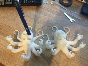 octopus remake fucktopus penholder design 3dprinter cheap pen gift goodidea fusion360 hobby diy 3d print model - Mito3D