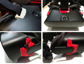 oculus crevasse l'audio sangle luxe adaptateur virtuel réalité casque vr htc jeux jouets jeu accessoires 3d print model - Mito3D