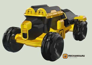 off-road tumble games-toys space tumbler buggy vehicle concept off road concepttruck heavyduty spaceteam transportation spacemission moon transport future games toys 3d print model - Mito3D