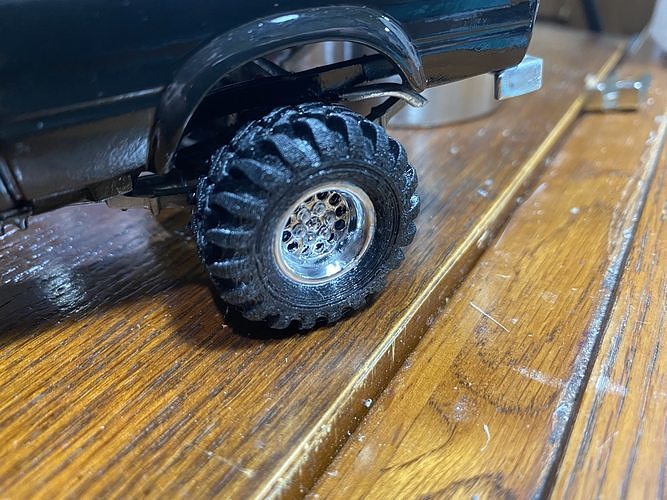 mtx off-road wheel tires disc brakes rotors rim road wheels rims truck scalemodel model miniature hobby diy automotive 3D print model - Mito3D