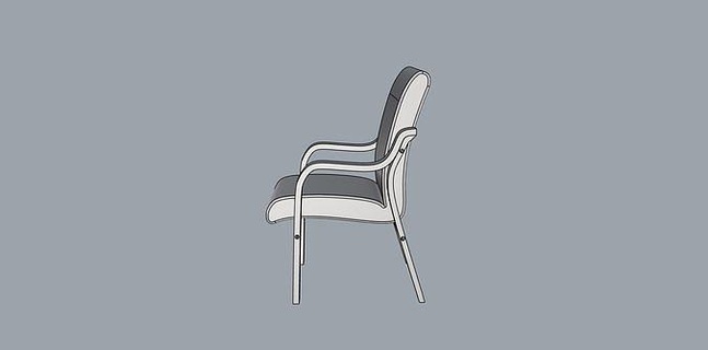 office chair2 architecture high rise house chair sofa desk computer street design 3d print model - Mito3D