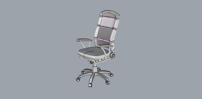 office chair6 architecture high rise house chair sofa desk computer street design 3d print model - Mito3D