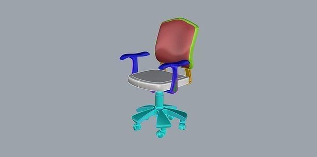 Bureau chaise 5 architecture haute augmenter maison canapé bureau ordinateur rue conception 3d print model - Mito3D