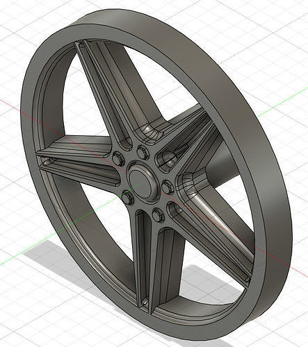 oip2 model döküm tekerlek jant araç araba ölçek hobi kendin yap 3D print model - Mito3D