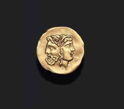 velho moeda tesouro antiguidade roma romano dinheiro numismática cnc imperador antigo grego histórico finança medalhão medalha retro cópia vintage joalheria 3d print model - Mito3D