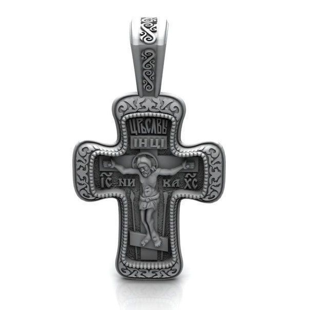 vieja cruz de jesús la joyería cnc impresión oro plata edad los collares 3D print model - Mito3D