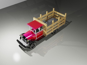 old truck games-toys toy vehicle whiskey gadgetchallenge makerschallenge games toys 3d print model - Mito3D