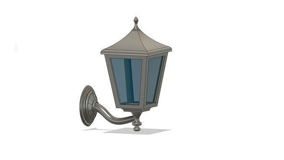 old vintage outdoor lantern - lamp design claasic art retro home decore house decor 3d print model - Mito3D