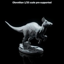 Olorotitan atlama 1 35 ölçek pre supported Dinozor hayvan yaratık dino şekil Jurassic mini sürüngen heykel minyatür tarih öncesi dnd Kretase Otçul önceden desteklenen destekli Paleoart Hadrosaur hadrosauridae Sanat 3d print model - Mito3D