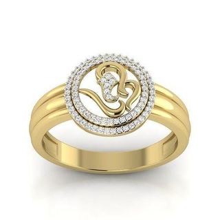 om anillo 3dm detalles joyería joya oro diamante imprimible precioso religioso moda anillos plata lujo personalizado hombres alto peso 3d print model - Mito3D