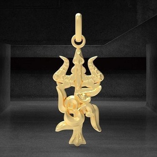 om trishul art sculpture figure prix bijoux pendentifs 3d print model - Mito3D