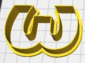omega fall mantel plätzchen cutter griechisch alphabet kleinbuchstaben spiele spielzeuge 3d print model - Mito3D