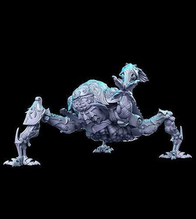 omega final fantasy 32mm pre-supported 3d print miniature miniatures figurines dnd dungeon dragons heroquest futuristic sculpture printable cloud remake character games toys board 3d print model - Mito3D
