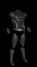one12 escala armaduras kit peito chuteiras cinto coxa joelho pulso ombro jogos brinquedos 3d print model - Mito3D