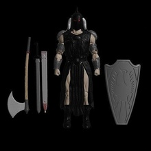 one12 scale death dealer armor weapon kit marvel axe sword shield boots wrist bicep chest kilt games toys 3d print model - Mito3D