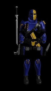 one12scale death stroke armor kit titans dc comics belt helm knee shoulder holster boots games toys 3d print model - Mito3D