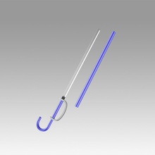 bisento spear white 3D model ・ Mito3D