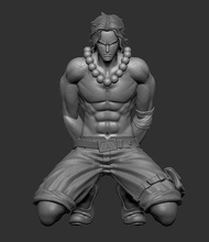 onepiece ace execution toy figure anime one piece games toys 3d print model - Mito3D