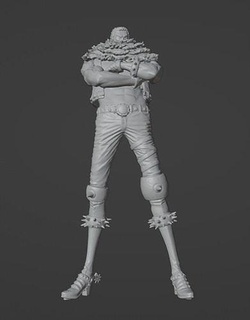 Katakuri 3d sculpture art figurine fichier format obj action figure jouet poly sculptures figurines 3d print model - Mito3D