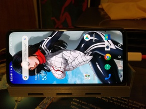 6t masaüstü telefon standı verme kapasitesi ev oneplus6t dur ekran android phonestand beşiği cep telefonu masa aksesuarlar 3d print model - Mito3D