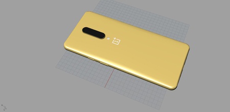 oneplus 7 pro gold de impressão 3d do modelo hobby-diy ouro smartphone carro-chefe android célula a apple note5 borda galaxy hobby eletrônica personalizável foco escuro diy 3d print model - Mito3D